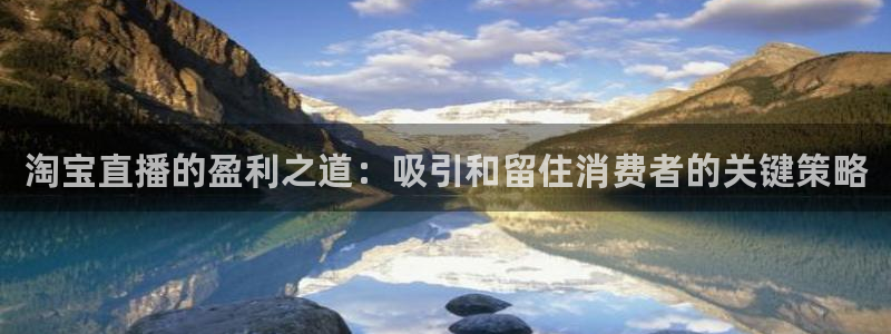 熊猫体育直播nba：淘宝直播的盈利之道：吸引和留住消费者的关键策略