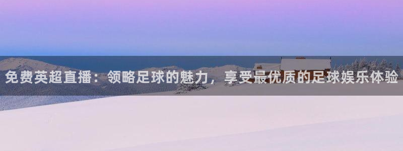 熊猫体育app：免费英超直播：领略足球的魅力，享受最优质的足球娱乐体验